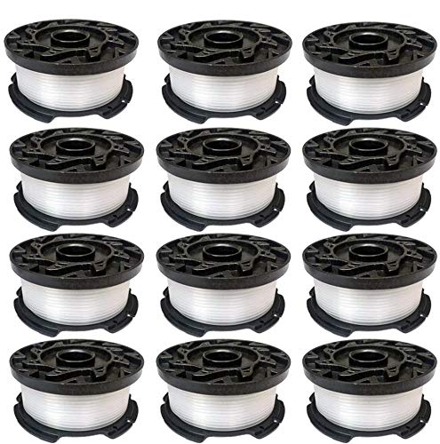Lucky Seven AF100 Replacement Spool for Black and Decker AF-100-3ZP AF-100-BKP,30-Foot,0.065-Inch,(AF-1003ZP) fits GH900 GH600 GH610 String Trimmer 30ft 0.065" Trimmer Line Replacement Spool Refills (12 + 2 ) - Image 2