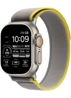 SHOPI Trail Loop Compatible with Apple Watch Band 49mm 45mm 44mm 42mm 41mm 40mm 38mm, Nylon Weave Sport Loop Men Women Adjustable Pull Tab Strap for Apple Watch Ultra iWatch Series 8 7 6 5 4 3 2 1 SE  - Image 1