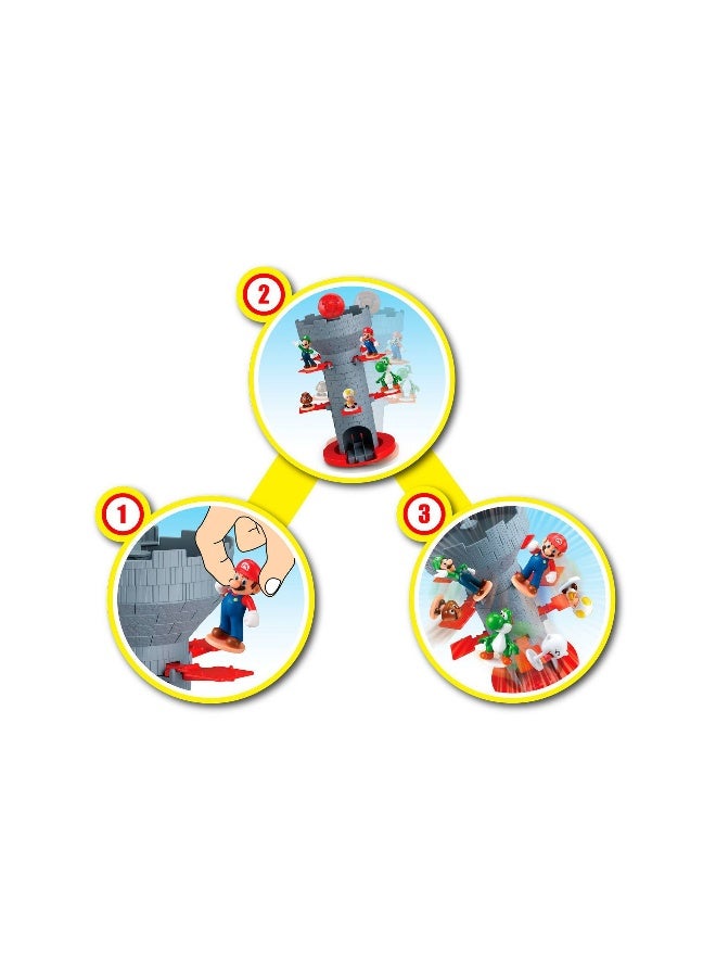 Nintendo Super Mario Blow Up Shaky Tower Playset - Image 1
