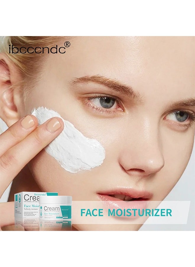 ibcccndc Cream,Skin Care Intensive Face Moisturizer Cream, Hydrating Cream, Facial Moisturizing Lotion for Dry Skin, For Women and Men, Anti-Aging Fragrance-Free Anti-Wrinkle, Apply for Face and Body 85g  - Image 2
