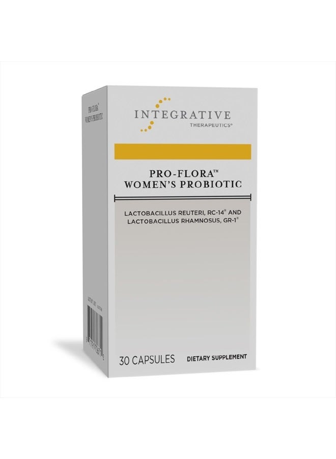 Integrative Therapeutics Pro-Flora Women's Probiotic - Lactobacillus rhamnosus GR-1 and Lactobacillus reuteri RC-14 Strains - Urogenital and Women's Health Support Supplement* - 30 Capsules - Image 1