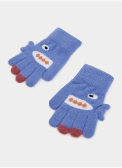 Styli Cartoon Dinosaur Pattern Warm Gloves  - Image 2