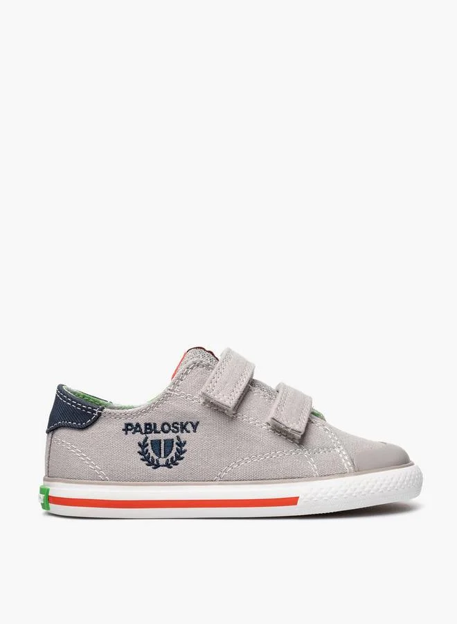 بابلوسكي Canvas Sneakers With Hook & Loop Closure