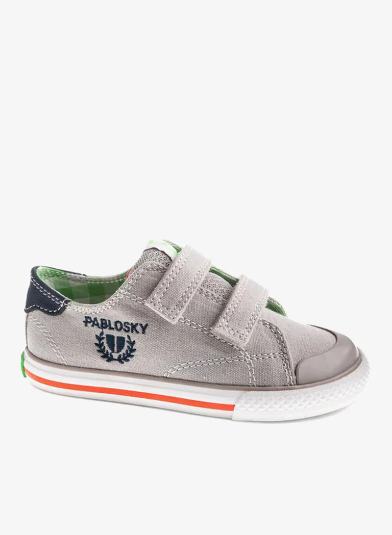 بابلوسكي Canvas Sneakers With Hook & Loop Closure