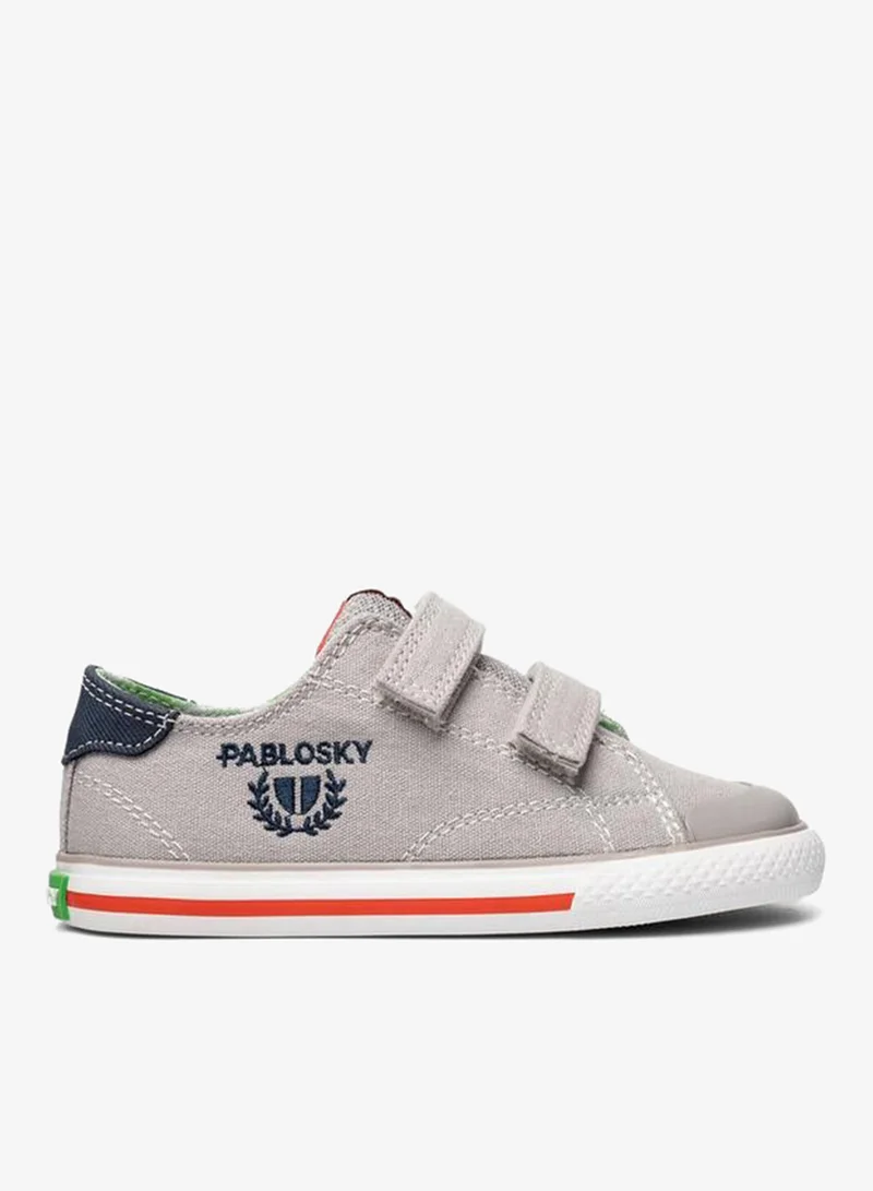 بابلوسكي Canvas Sneakers With Hook & Loop Closure