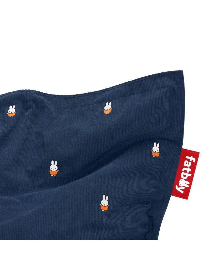Fatboy Original Slim Recycled Cord Bean Bag x Miffy/Boris | Comfort, feels joyful, expressive, effortlessly stylish Super soft Indoor bean bag | Sustainable & eco friendly | 120x155 cm - Deep blue - Image 3