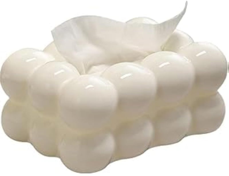 MODERN TEXTURE BOX - Elegant and decorative tissue holder designed to effortlessly dispense tissues, perfect for enhancing table setting and home aesthetics.