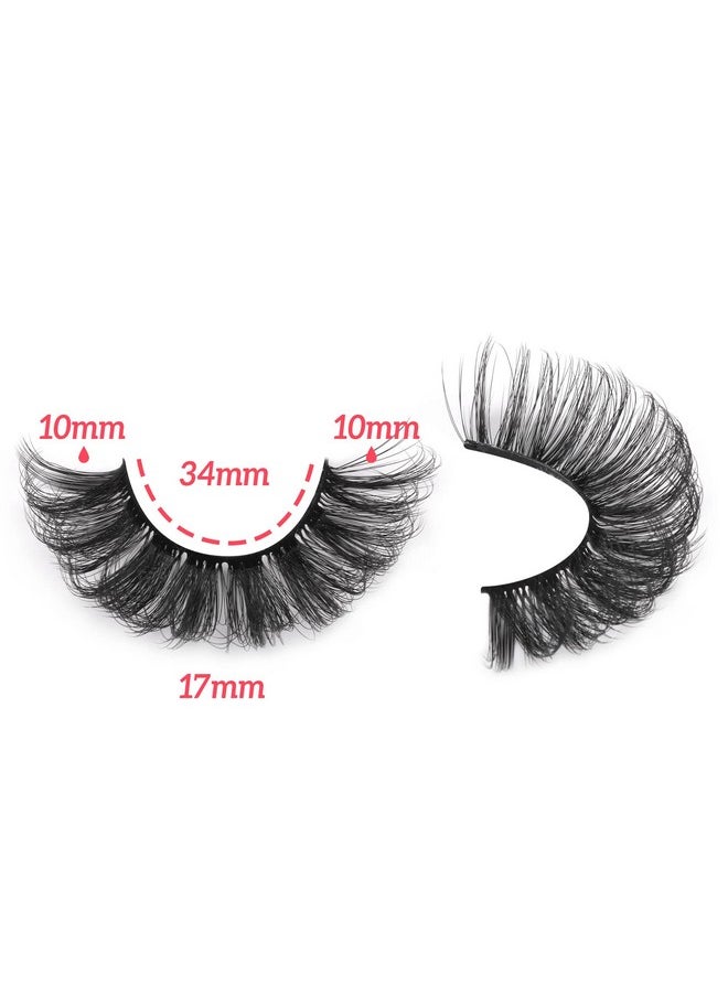 Focipeysa - Natural False Eyelashes Wispy Lashes 17Mm Eyelashes That Look Like Lash Extensions 7 Pairs Volume Eye Lashes Multipack By Focipeysa - Image 1