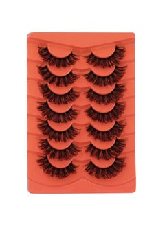 Focipeysa Natural False Eyelashes Wispy Lashes 17Mm Eyelashes That Look Like Lash Extensions 7 Pairs Volume Eye Lashes Multipack By Focipeysa  - Image 4