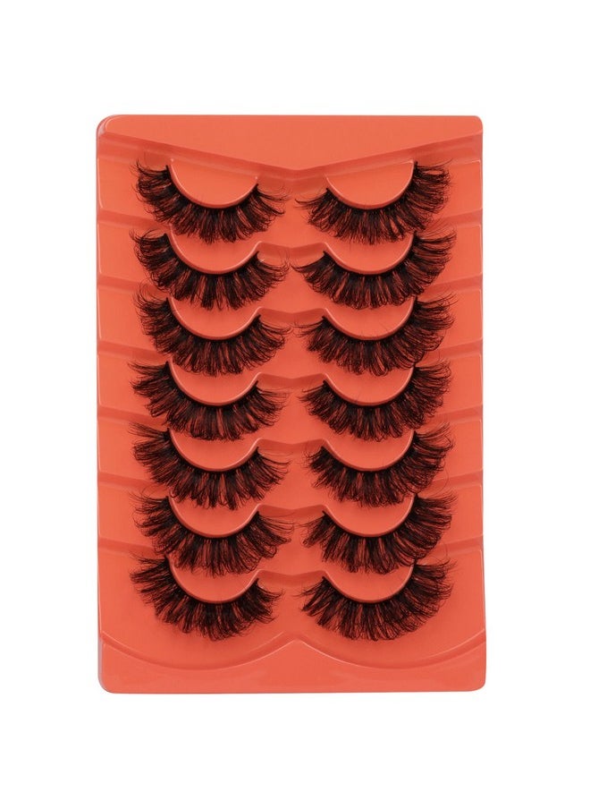 Focipeysa - Natural False Eyelashes Wispy Lashes 17Mm Eyelashes That Look Like Lash Extensions 7 Pairs Volume Eye Lashes Multipack By Focipeysa - Image 1