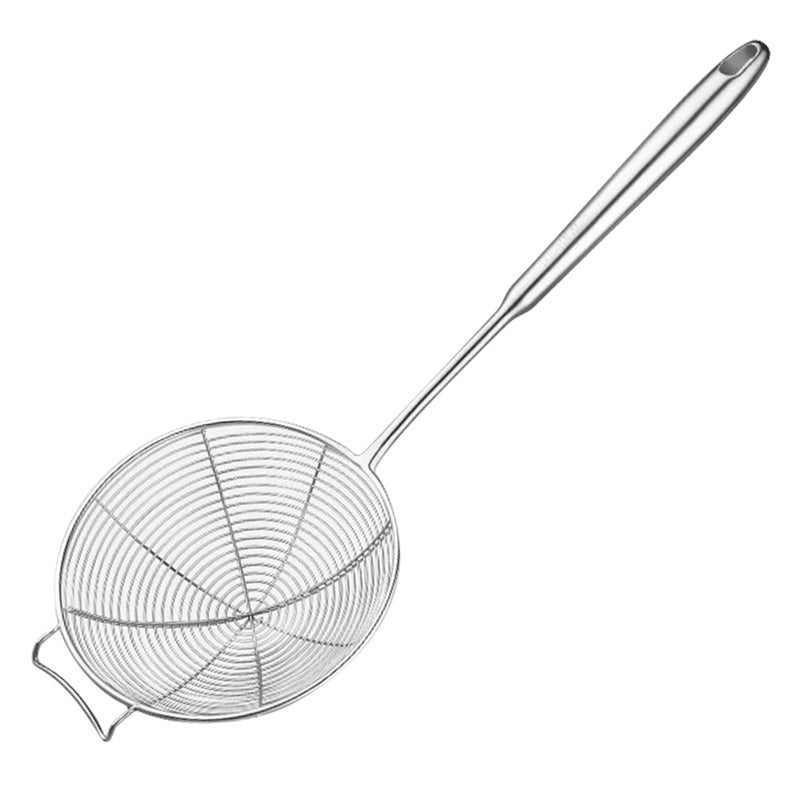 3pcs Stainless Steel Frying Oil Strainer Mesh Food Colander Spoon Filter Strainer Kitchen Tool for Potatoes Chips French Fries (16cm) - Image 2