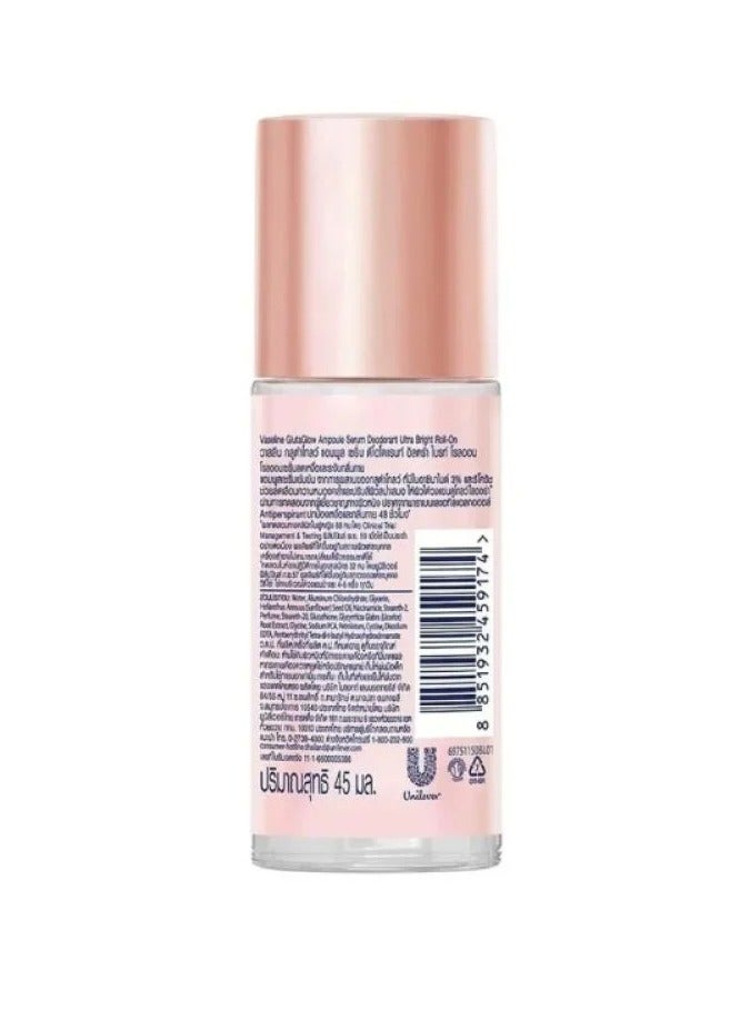 Vaseline Glutaglow Ultra Bright Ampoule Serum Deodorant - 45ml - Image 2