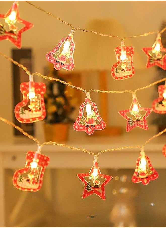 Generic Christmas decoration lights 3 meters with 20LED lights mixed hollow festive atmosphere light string suitable for Christmas tree bedroom garden outdoor  - Image 3