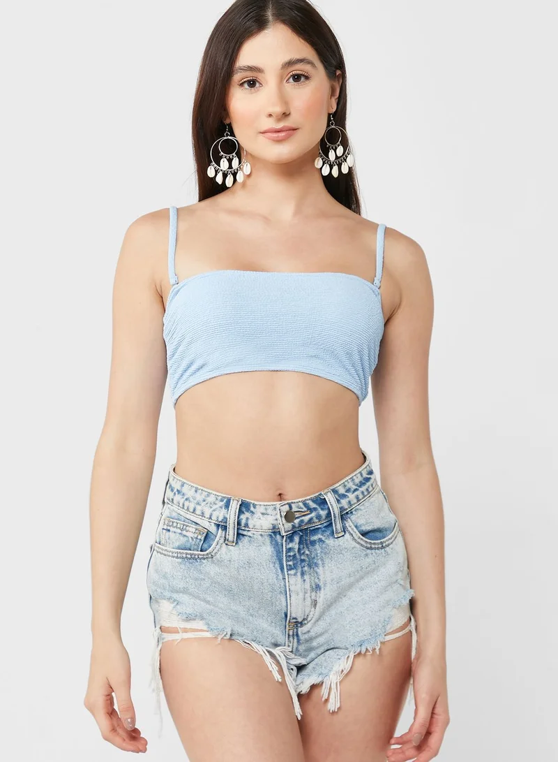 4th & Reckless Bandeau Bikini Top