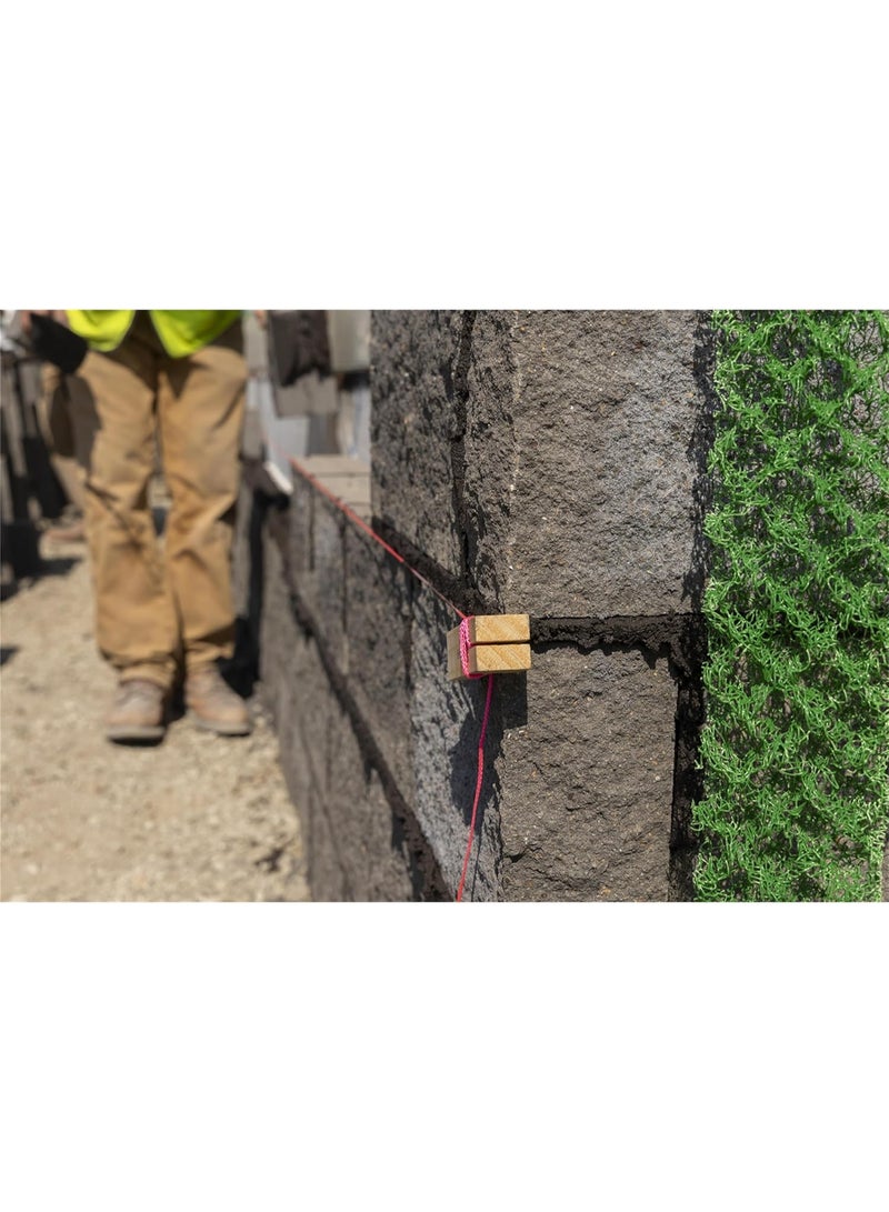 MARSHALLTOWN Masonry Line, Bonded Nylon, Pink & Black, 500 Foot, #18 Line Size, Masons and Archaeology. Made in The USA, ML615 - Image 3