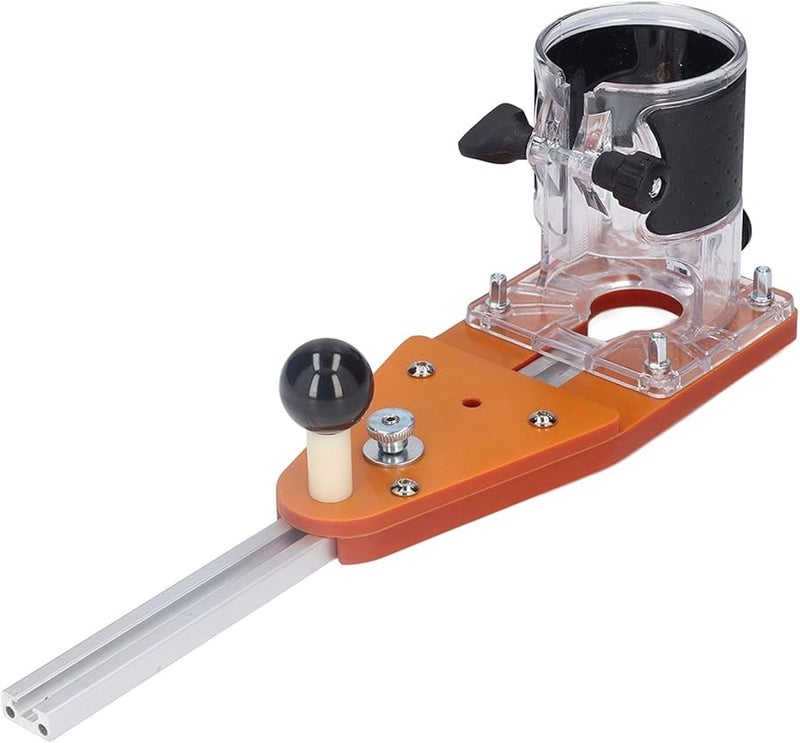 Professional Saw Guide Plate Kit with Short Rail and Twist Drill Bit for Slotting Chamfering Milling - Image 1