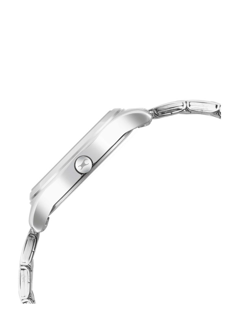 fastrack Fastrack Stunners Quartz Analog Siler Dial Metal Strap Watch for Girls  - Image 3