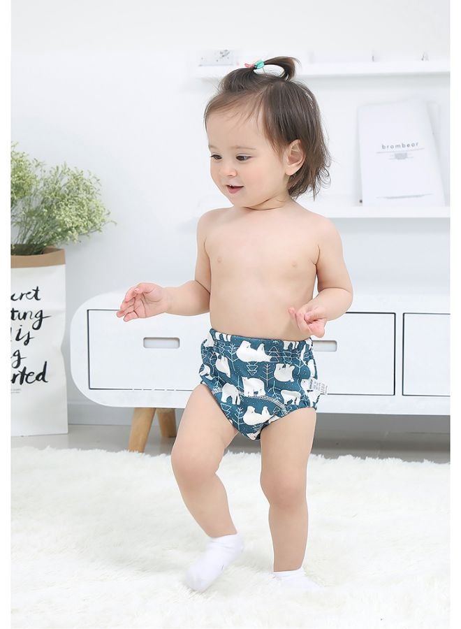 بنطال تدريب قطني مسامي مكون من 6 طبقات، مقاس L، 11-25 كجم، عدد 2 - Image 2