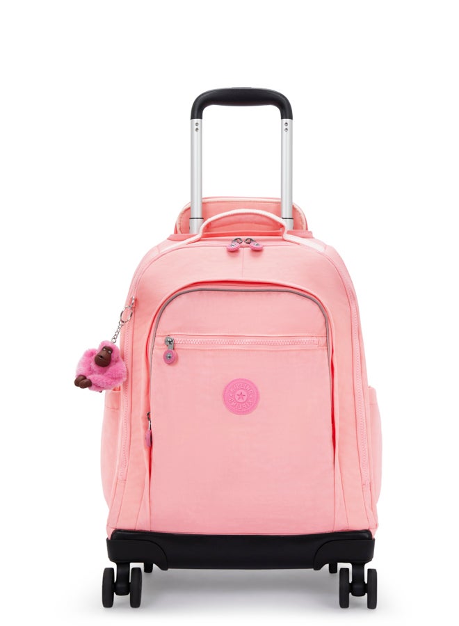 kipling New Zea Coral Sea Large Wheeled Backpack (With Laptop Compartment) I5246-24O - Image 1