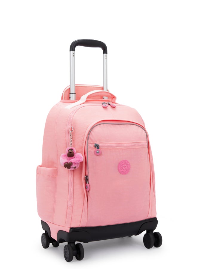 kipling New Zea Coral Sea Large Wheeled Backpack (With Laptop Compartment) I5246-24O - Image 4