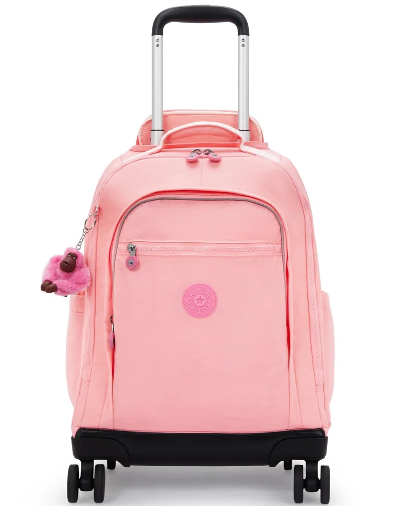 kipling New Zea Large Wheeled Trolley Backpack (With Laptop Compartment) - Coral Sea