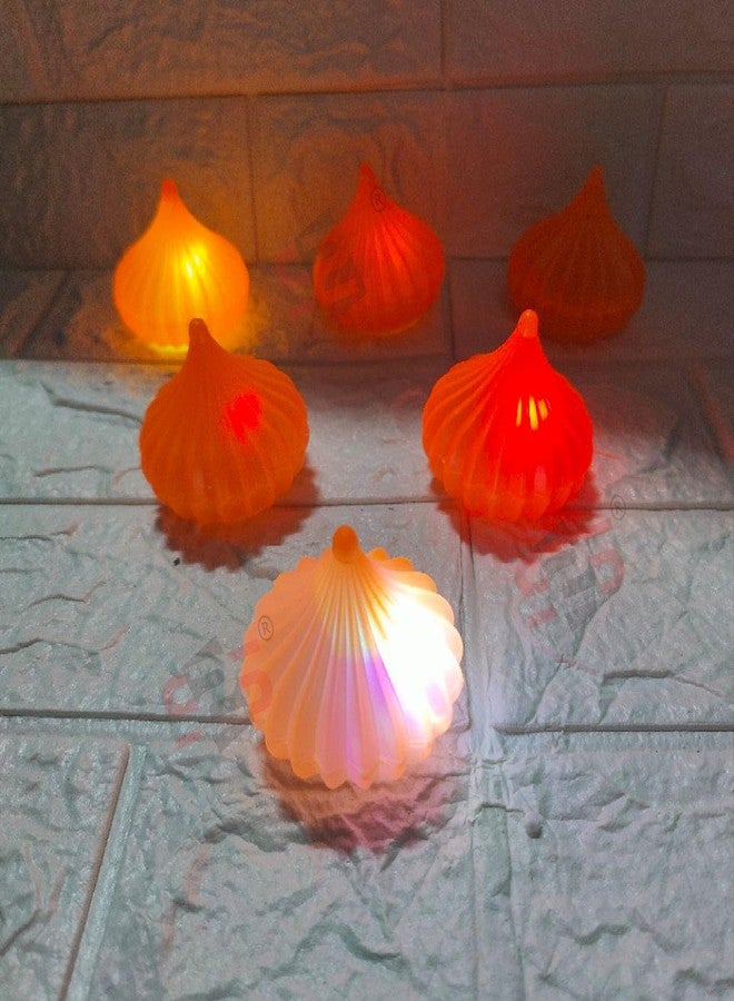 إس 2 إس مصباح LED متعدد الألوان على شكل غانباتي، من نوع S2S LED Modak، لتغيير الألوان، مثالي لإضاءة احتفالات غانيش تشاتورثي وديوالي وغيرها من المهرجانات، لتزيين المنزل والمكتب، ولزينة غانباتي. عبوة من قطعتين. - Image 4