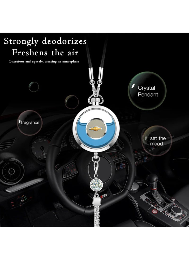 Chevrolet Hanging Crystal Pendant with Chevrolet Logo – Air Freshener Refillable Car Ornament and Fragrance Diffuser (Air Freshener Not Included) - Image 4