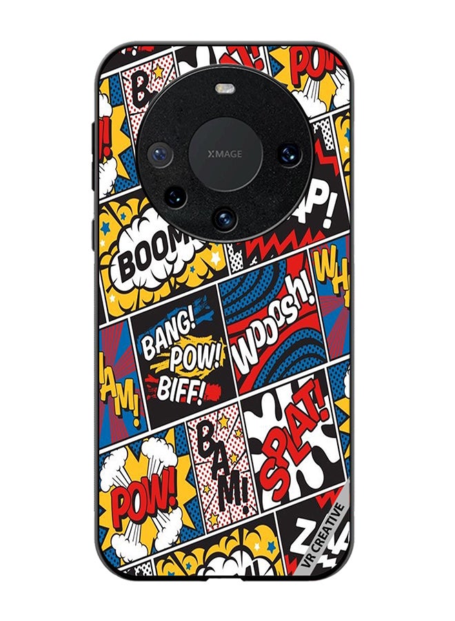 VR CREATIVE Protective Case Cover For Huawei Mate 60 Pro Plus Pop Art Design Multicolour - Image 1