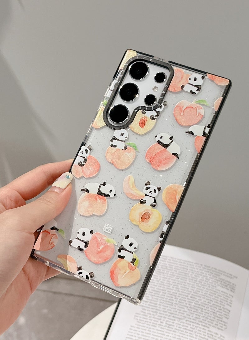 كاستيفي غطاء سامسونج جالاكسي S23 الترا "حفلة باندا الخوخ" - Image 2