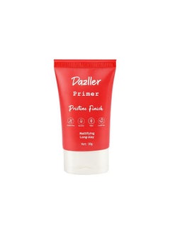 DAZLLER Pristine Finish Primer 30G Smoothens Pores Mattifying Transferproof Parabenfree Enriched With Aloe Centella And Vitamin E Vegan & Crueltyfree  - Image 1