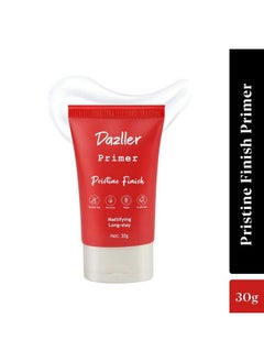DAZLLER Pristine Finish Primer 30G Smoothens Pores Mattifying Transferproof Parabenfree Enriched With Aloe Centella And Vitamin E Vegan & Crueltyfree  - Image 3