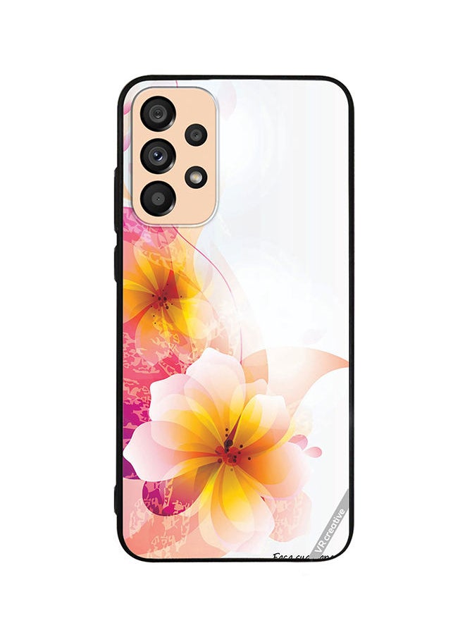 Protective Case Cover For Samsung Galaxy A23 Flower Design Multicolour