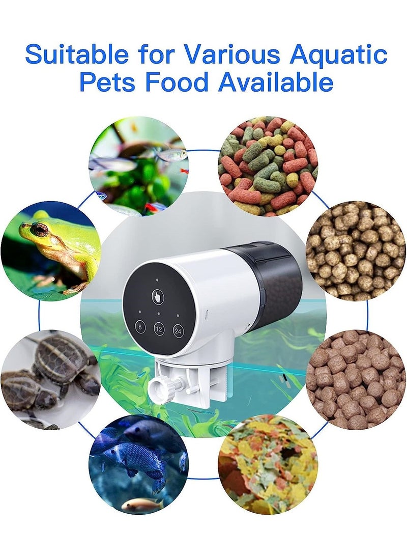 Generic - Automatic Fish Feeder for Aquarium, Auto Fish Food Dispenser, Rechargeable for Fish Tank Vacation Fish Feeder Timer - Image 1