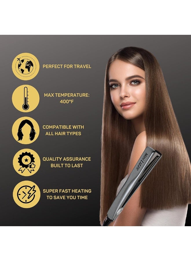 Lizze Mini Hair Straightener – Compact Travel Styling Tool - Image 2