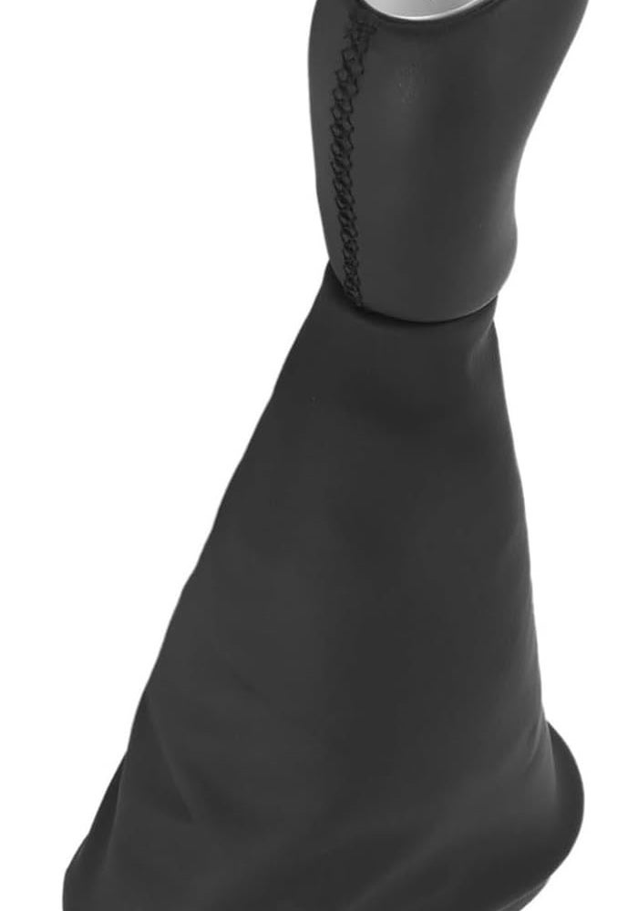 QASULER 5 Speed Manual Gear Shift Knob with Boot Cover - Image 1