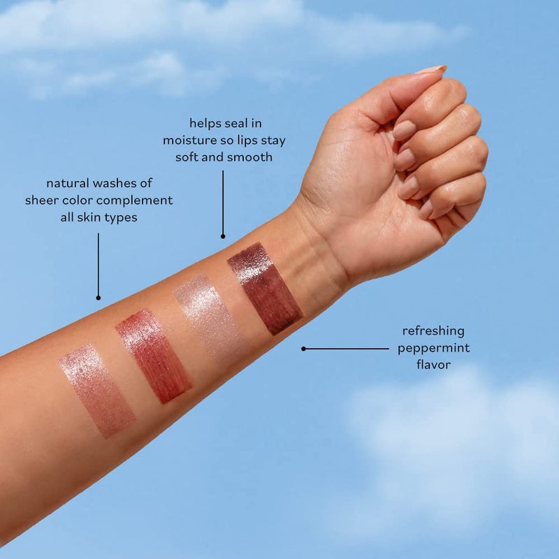 Sky Organics Tinted Lip Balms with Beeswax and a Rich Nourishing Blend of Plant Oils, Moisturizing Lip Balm to Lock In Moisture and Add A Sheer Wash Of Color & Shine, Four Assorted Flavors, 4pk. - Image 2