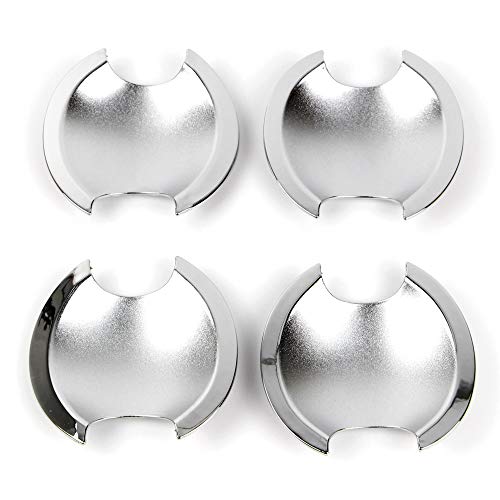 Dreamseek 4Pcs Door Handle Cup Bowl Cover Compatible with Toyota Camry Aurion 2012 2013 2014 Triple Chrome Plated ABS Exterior Molding Protector Trim