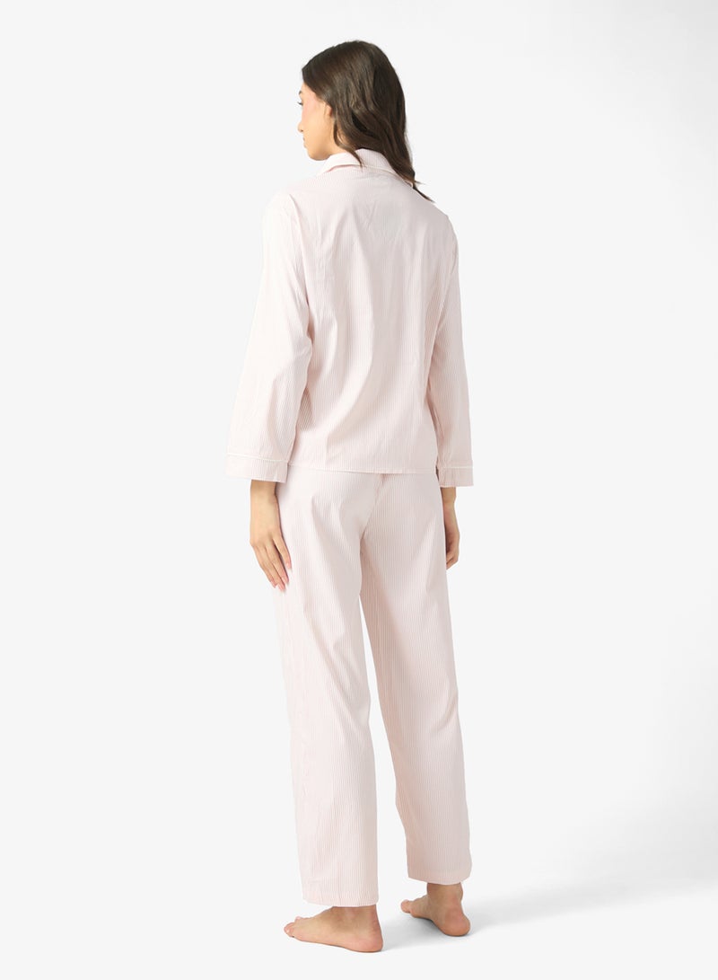 ELLA Stripped Pyjama Set - Image 2