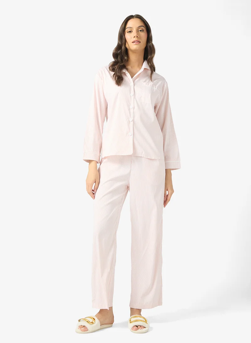 ELLA Stripped Pyjama Set