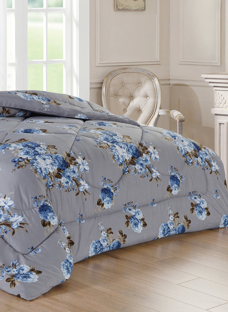 مون مفرش سرير أنيق مقاس مفرد 4 قطع، يتضمن لحاف و ملاءة سرير وغطاء وسادة نوم و غطاء وسادة ديكور، لحاف خفيف الوزن ويستخدم على الاتجاهين، مناسب لجميع الفصول - Image 3