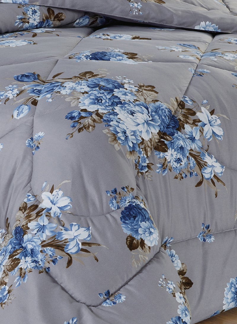 مون مفرش سرير أنيق مقاس مفرد 4 قطع، يتضمن لحاف و ملاءة سرير وغطاء وسادة نوم و غطاء وسادة ديكور، لحاف خفيف الوزن ويستخدم على الاتجاهين، مناسب لجميع الفصول - Image 5