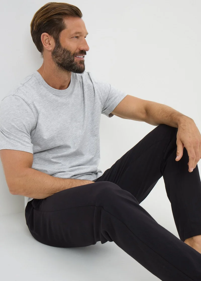 Matalan Grey Basic Long Pyjama Set