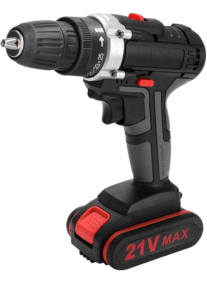 erorex 21V Multifunctional Electric Impact Cordless Drill High Power Lithium Battery Wireless Rechargeable Hand Drills Home Diy Electric Power Tools - Image 1