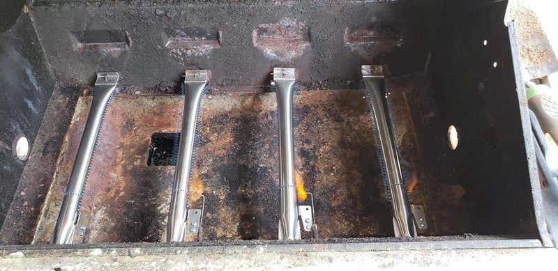 Criditpid BBQ-Element Stainless Steel Grill Burner Tubes Replacement for Nexgrill 720-0830H, 720-0783E, 720-0864, Gas Grill Pipe Burners for Kenmore, Kitchen Aid, Nexgrill 720-0830A Gas Grill.(4 Pack) - Image 5