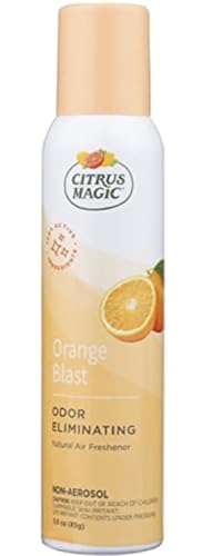 Citrus Magic Natural Odor Eliminating Air Freshener Spray, Orange Blast, 3-Ounce - Image 1