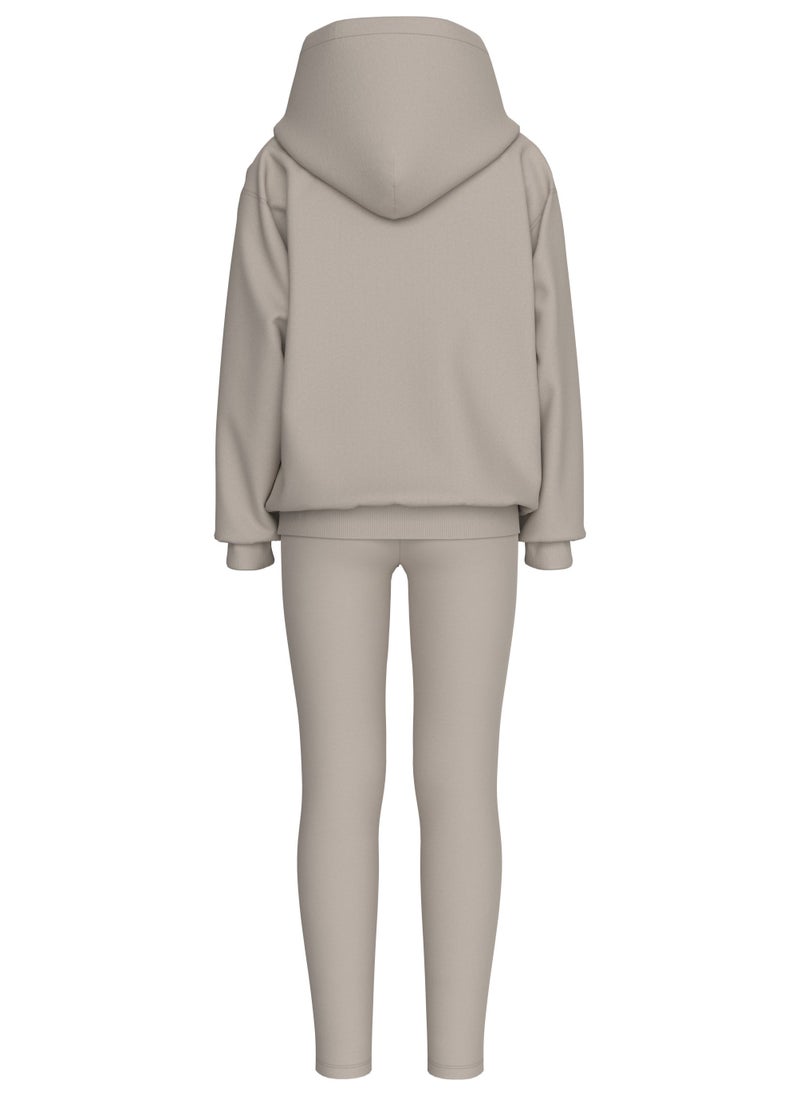 Calvin Klein Jeans Kids Logo Hoodie & Leggings Set  - Image 2