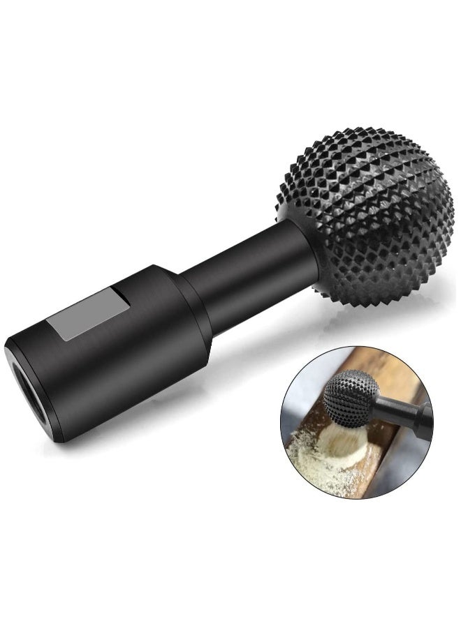 Spherical Rotary Burr, 14mm Carbon Steel Grinding Head for Wood Carving, Polishing, Engraving, and Drilling, Compatible with 115/125 Angle Grinders. - Image 1