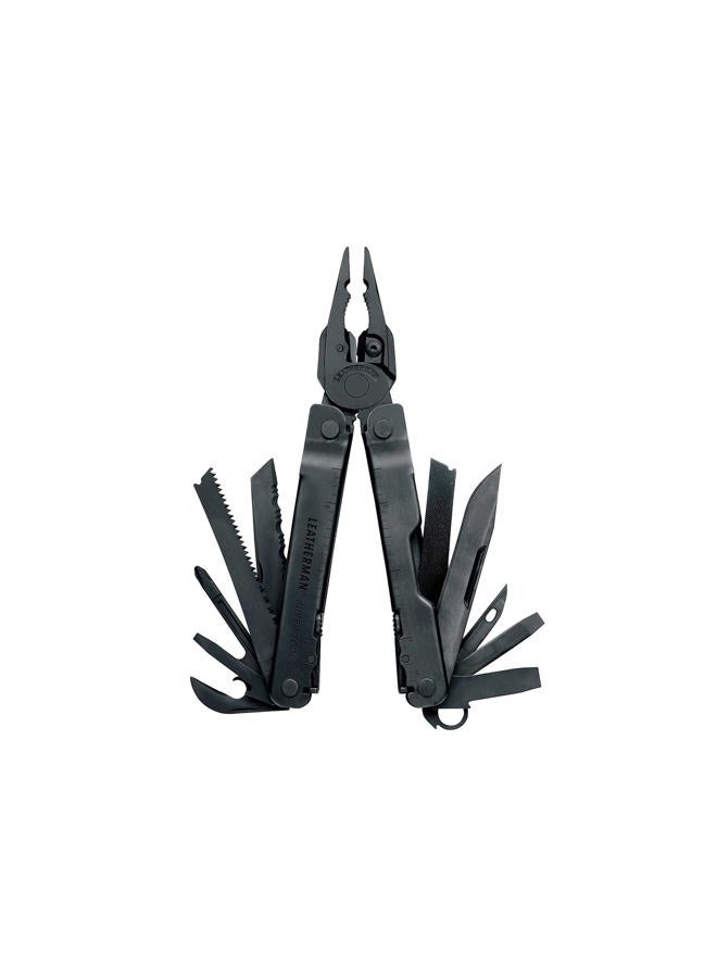 LEATHERMAN, Super Tool 300 Multitool with Premium Replaceable Wire Cutters and Saw, Black with MOLLE Sheath - Image 1