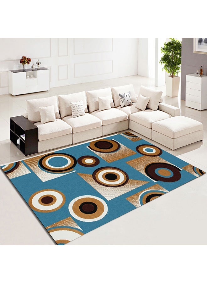 NIBEMINENT Modern Geometry Pattern Living Room Carpet Multicolour 40X60centimeter - Image 2