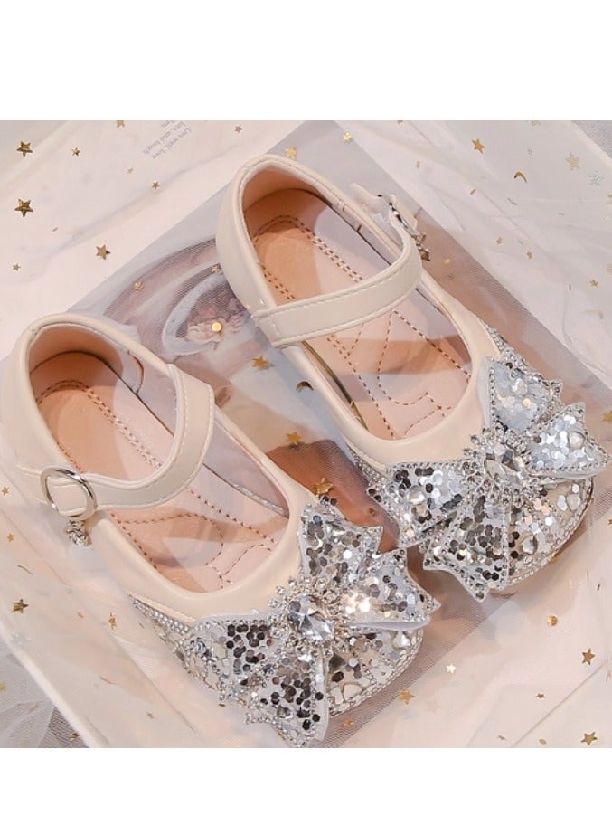 Children's Princess Shoes Shiny Crystal Shoes - Image 3